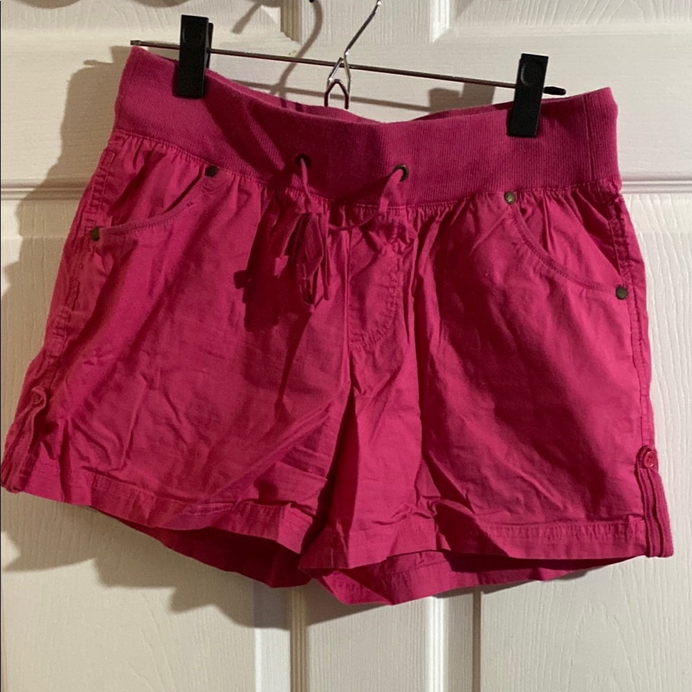 Roz & Ali High Waist Pink Women's Shorts